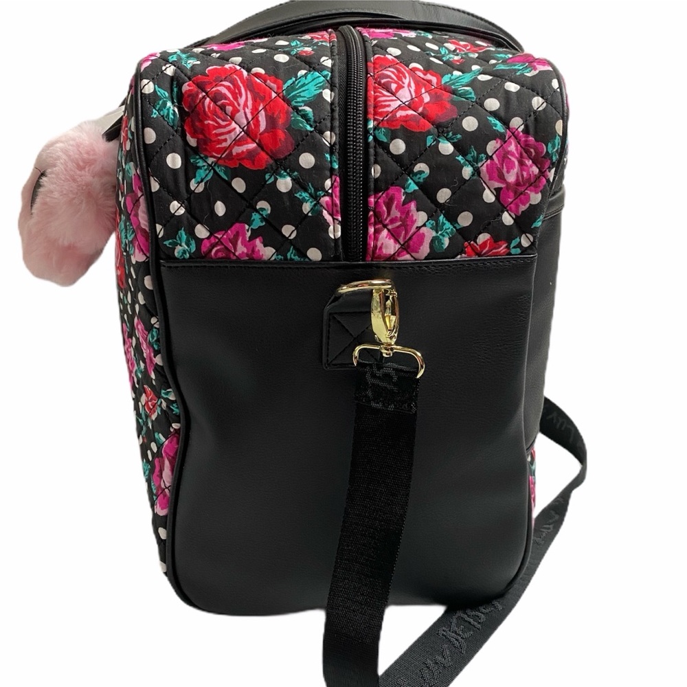 Betsey Johnson luv Betsey Rose print weekender bag - Picture 2 of 10